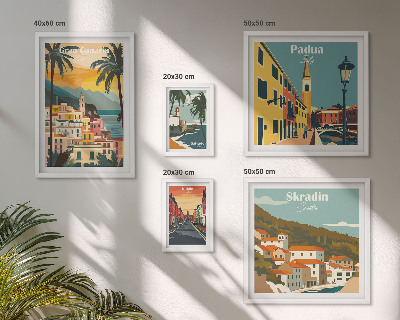Parede galeria de quadros Paisagens de cidades europeias