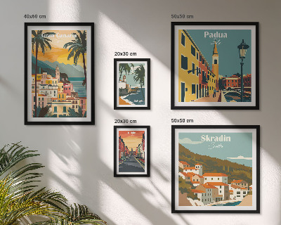 Parede galeria de quadros Paisagens de cidades europeias