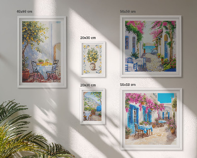 Parede galeria de quadros Paisagens encantadoras com flores