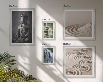 Parede galeria de quadros Temas relaxantes de natureza zen