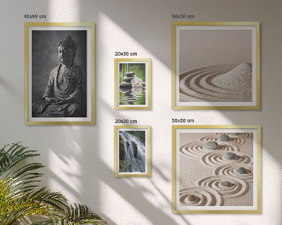 Parede galeria de quadros Temas relaxantes de natureza zen