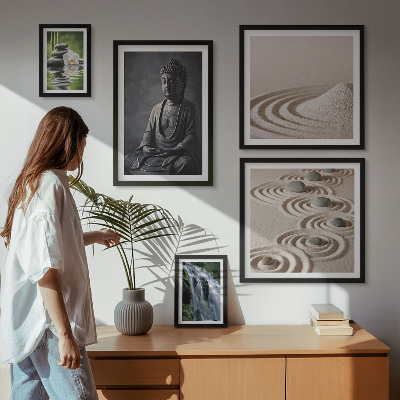 Parede galeria de quadros Temas relaxantes de natureza zen