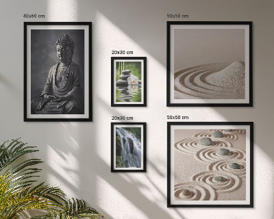 Parede galeria de quadros Temas relaxantes de natureza zen