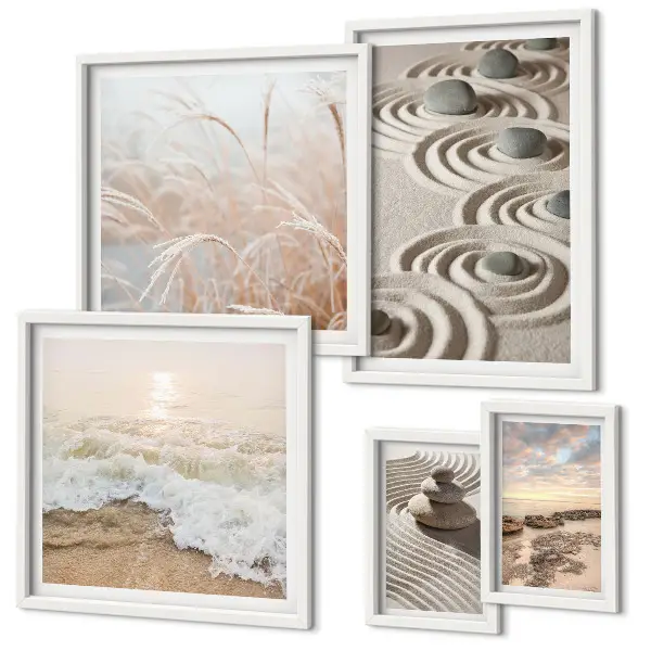 Galeria de quadros para parede tema paisagens relaxantes da natureza