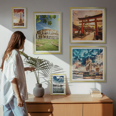 Galeria de parede Ícones da arquitetura mundial