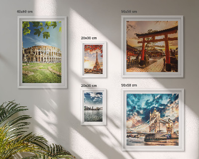 Galeria de parede Ícones da arquitetura mundial