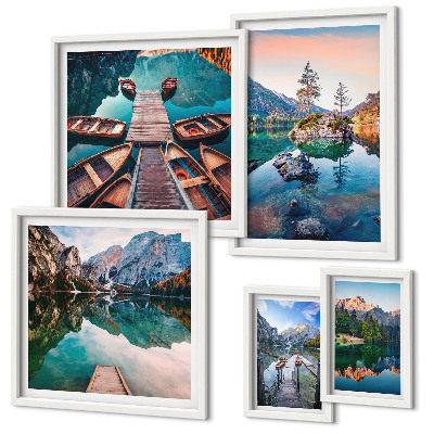 Galeria de parede Beleza dos lagos de montanha