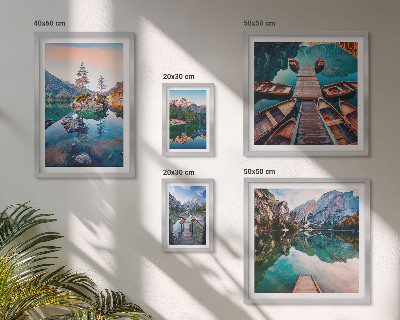 Galeria de parede Beleza dos lagos de montanha
