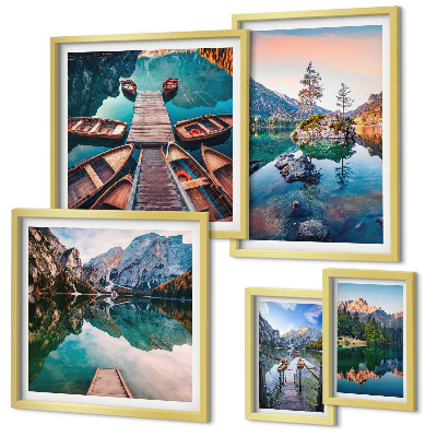 Galeria de parede Beleza dos lagos de montanha