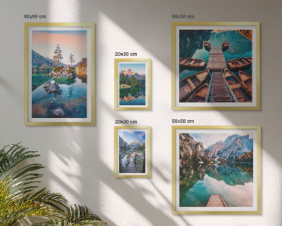 Galeria de parede Beleza dos lagos de montanha