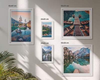 Galeria de parede Beleza dos lagos de montanha