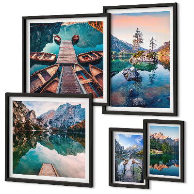 Galeria de parede Beleza dos lagos de montanha