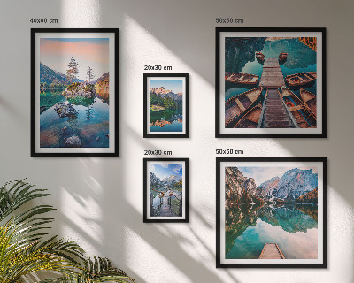 Galeria de parede Beleza dos lagos de montanha