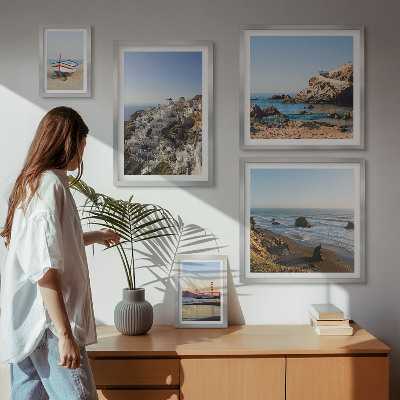 Galeria de parede As praias da cidade e as vistas encantadoras.