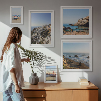 Galeria de parede As praias da cidade e as vistas encantadoras.