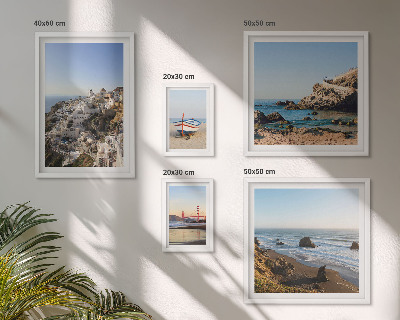 Galeria de parede As praias da cidade e as vistas encantadoras.