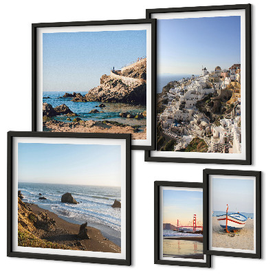 Galeria de parede As praias da cidade e as vistas encantadoras.