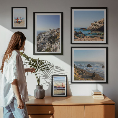 Galeria de parede As praias da cidade e as vistas encantadoras.