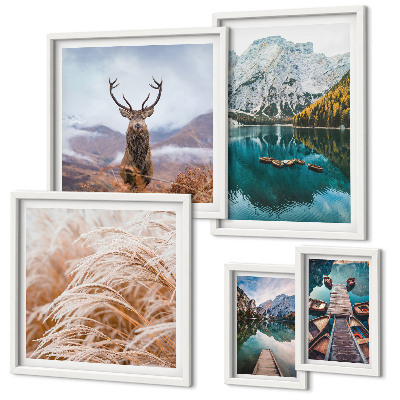 Parede galeria de quadros Paisagens montanhosas e a beleza da natureza