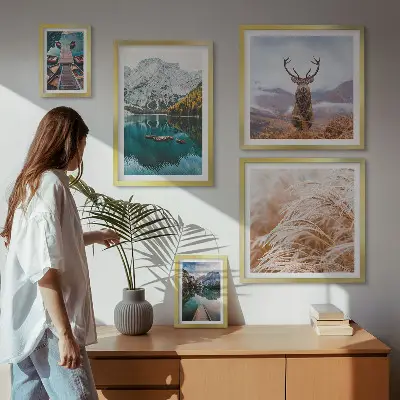 Galeria de quadros para parede com paisagens montanhosas e a beleza da natureza