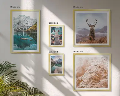 Galeria de quadros para parede com paisagens montanhosas e a beleza da natureza
