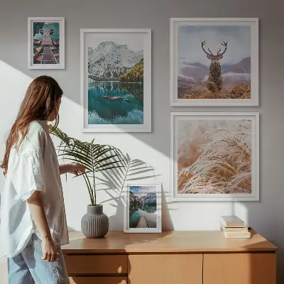 Galeria de quadros para parede com paisagens montanhosas e a beleza da natureza
