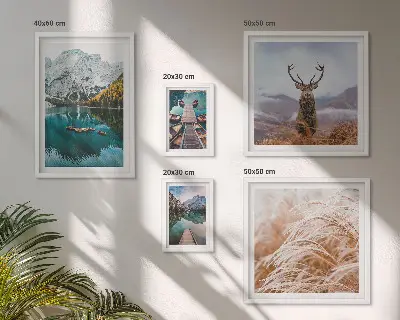 Galeria de quadros para parede com paisagens montanhosas e a beleza da natureza