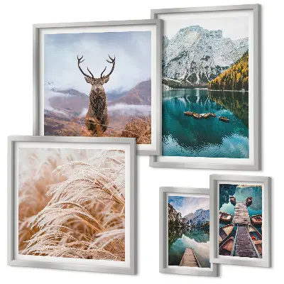 Galeria de quadros para parede com paisagens montanhosas e a beleza da natureza