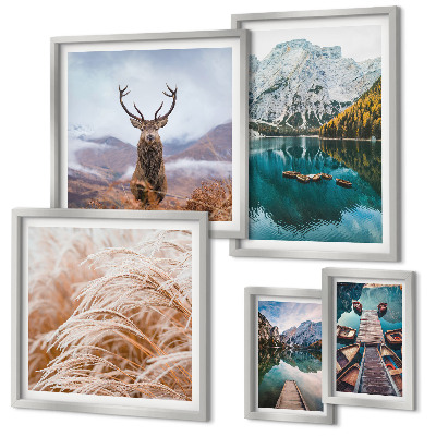 Parede galeria de quadros Paisagens montanhosas e a beleza da natureza