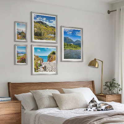 Galeria de parede Paisagens de montanhas e praias