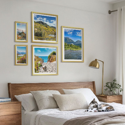 Galeria de parede Paisagens de montanhas e praias