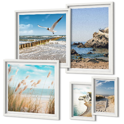Parede galeria de quadros Paisagens de praia à beira-mar