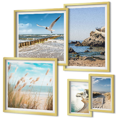 Parede galeria de quadros Paisagens de praia à beira-mar