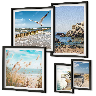 Parede galeria de quadros Paisagens de praia à beira-mar