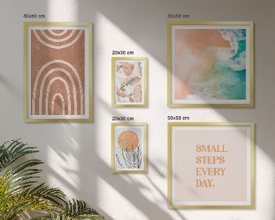 Galeria de parede Decorações de plantas elegantes