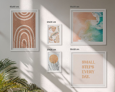 Galeria de parede Decorações de plantas elegantes