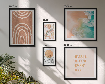 Galeria de parede Decorações de plantas elegantes