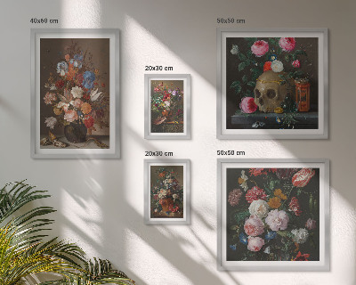 Galeria de parede Composições florais clássicas