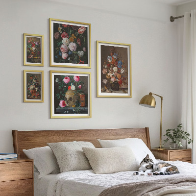 Galeria de parede Composições florais clássicas