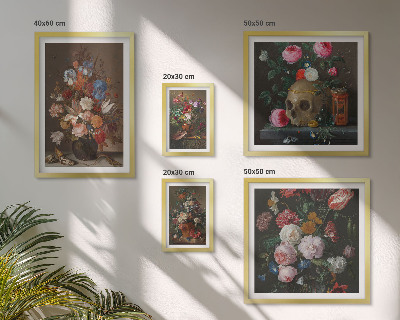 Galeria de parede Composições florais clássicas