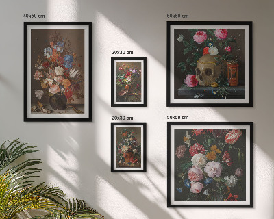 Galeria de parede Composições florais clássicas