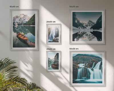 Galeria de parede cachoeiras de lago de montanha