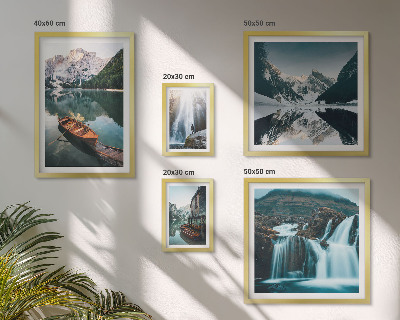 Galeria de parede cachoeiras de lago de montanha