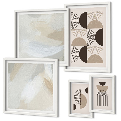 Galeria de parede Geometria de formas abstratas
