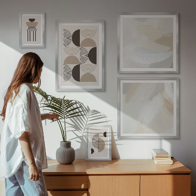 Galeria de parede Geometria de formas abstratas