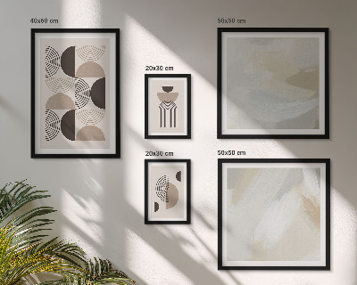 Galeria de parede Geometria de formas abstratas