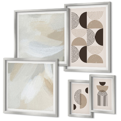 Galeria de parede Geometria de formas abstratas