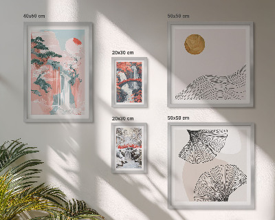 Galeria de parede Paisagens de cachoeiras no Japão