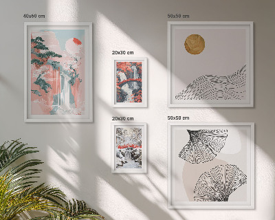 Galeria de parede Paisagens de cachoeiras no Japão