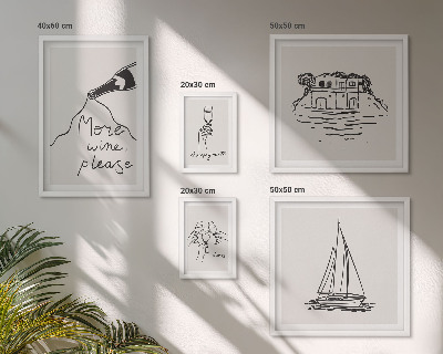Conjunto de 5 quadros decorativos Gráficos de vinho elegantes para relaxar